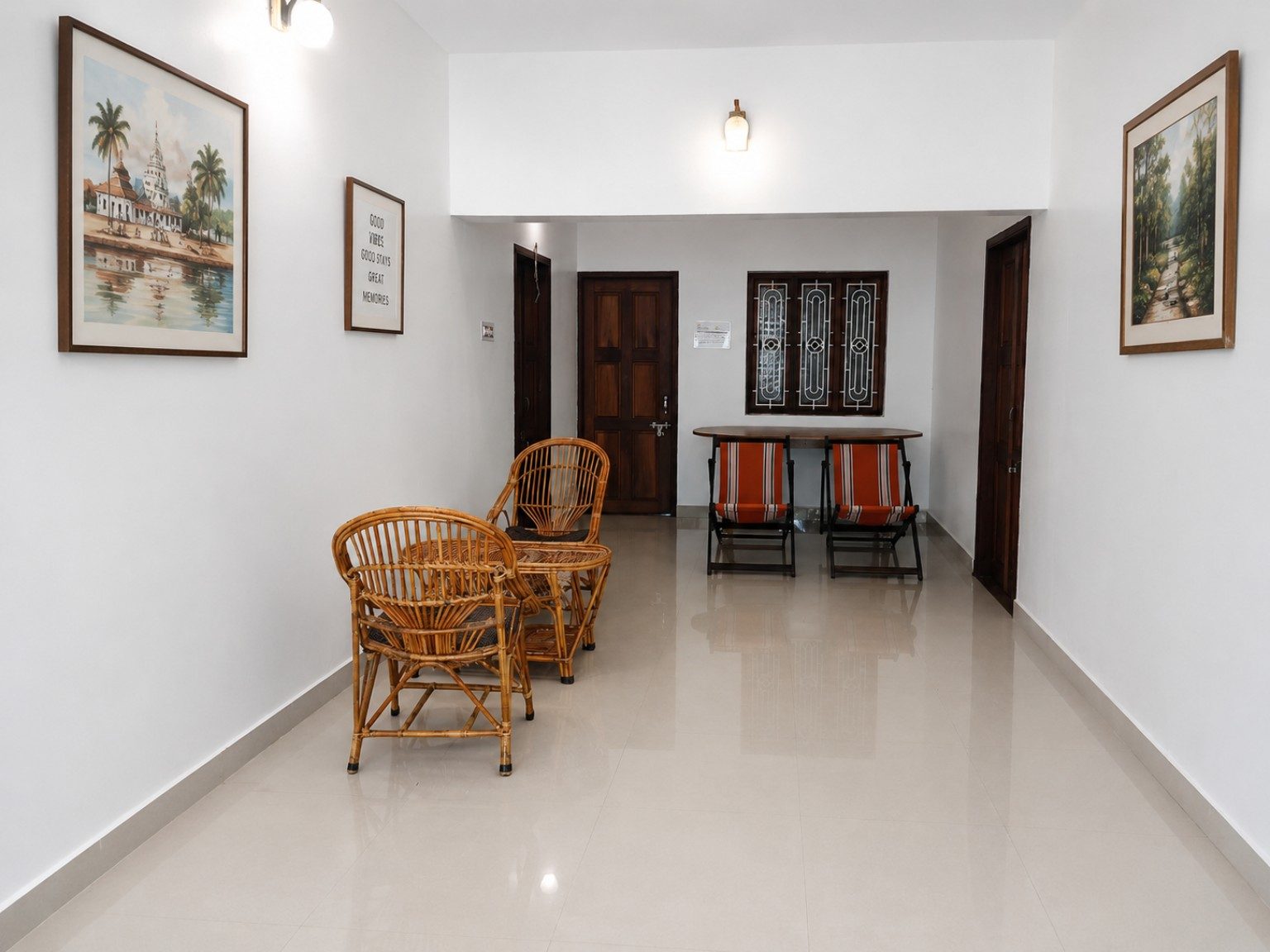 Common hall sitting area between Lotus and Nidhi apartments